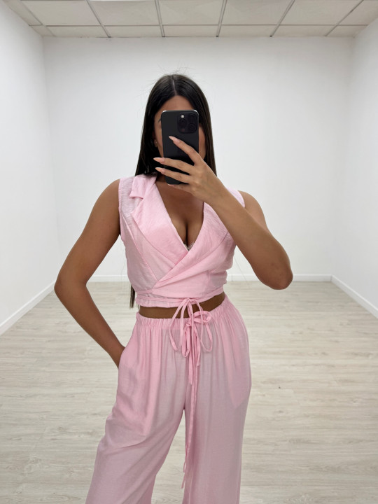 CONJUNTO CHALEQUILLO FLUIDO ROSA CONJUNTO CHALEQUILLO FLUIDO ROSA